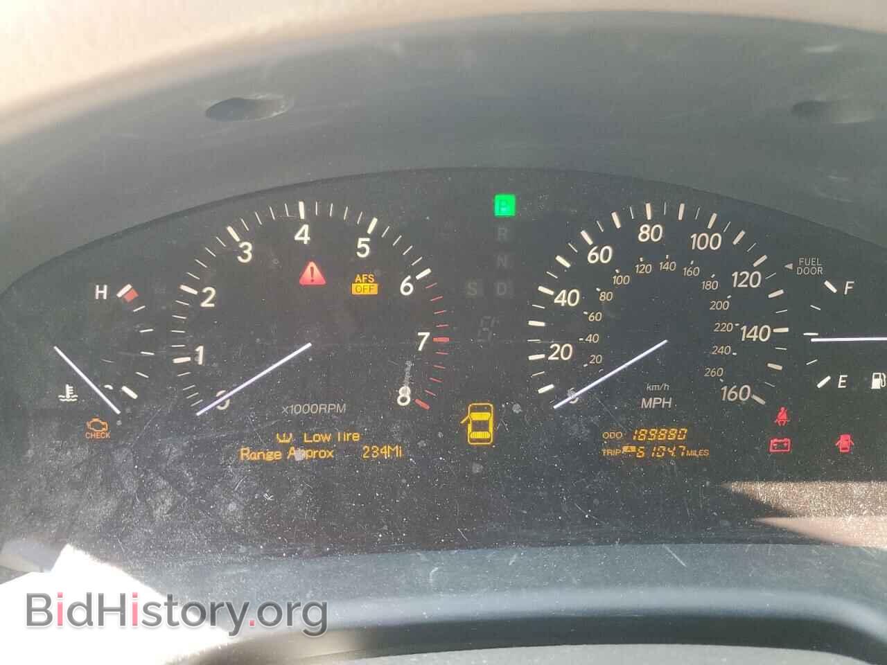 2005 LEXUS LS430 - VIN: JTHBN36F855017600 - Фото 9