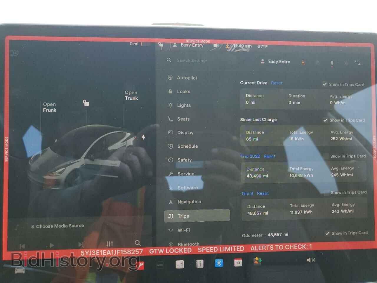 2018 TESLA MODEL 3 - VIN: 5YJ3E1EA1JF158257 - Фото 9
