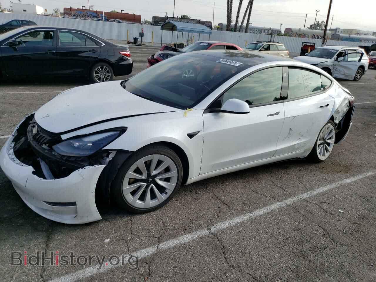 Photo 5YJ3E1EA9NF143883 - TESLA MODEL 3 2022