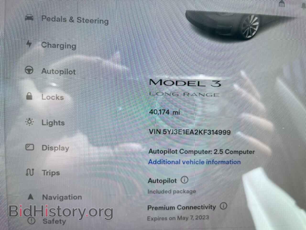 2019 TESLA MODEL 3 - VIN: 5YJ3E1EA2KF314999 - Photo 8