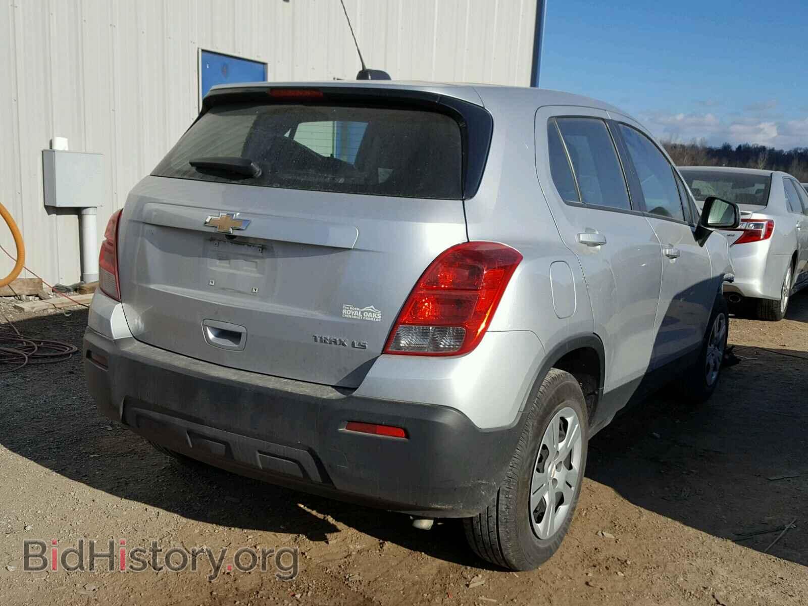2015 CHEVROLET TRAX - VIN: KL7CJKSB6FB258666 - Фото 4