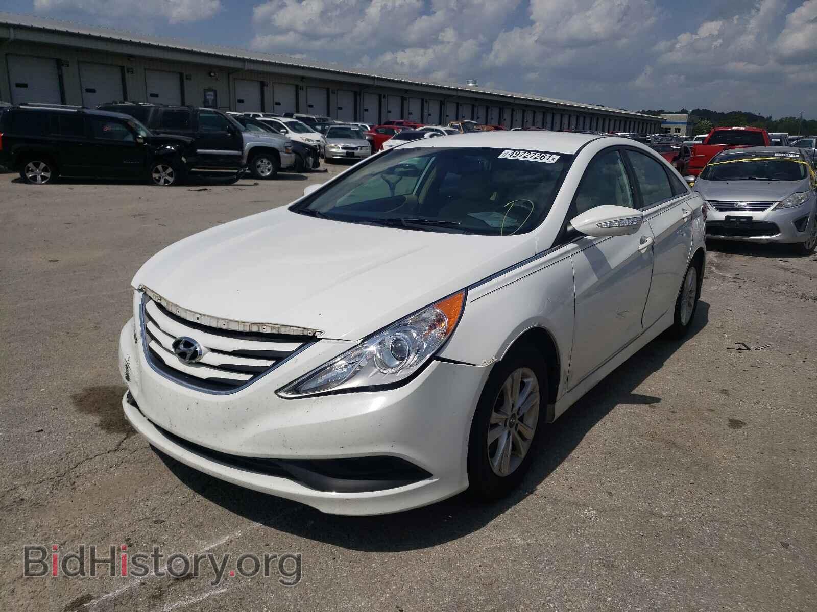 2014 HYUNDAI SONATA - VIN: 5NPEB4ACXEH916632 - Фото 2
