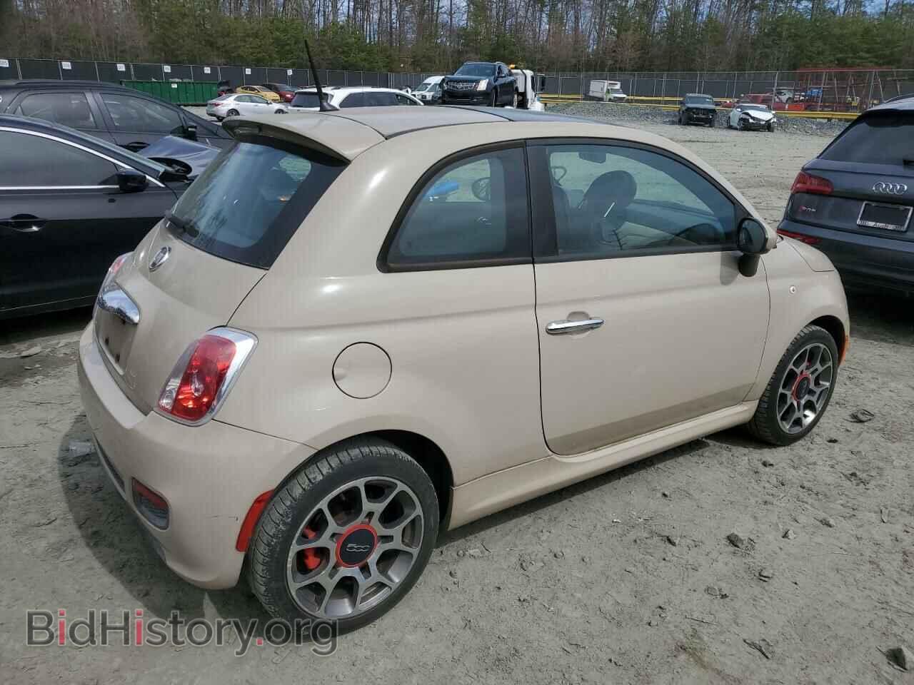 2012 FIAT 500 - VIN: 3C3CFFBR1CT128480 - Фото 3