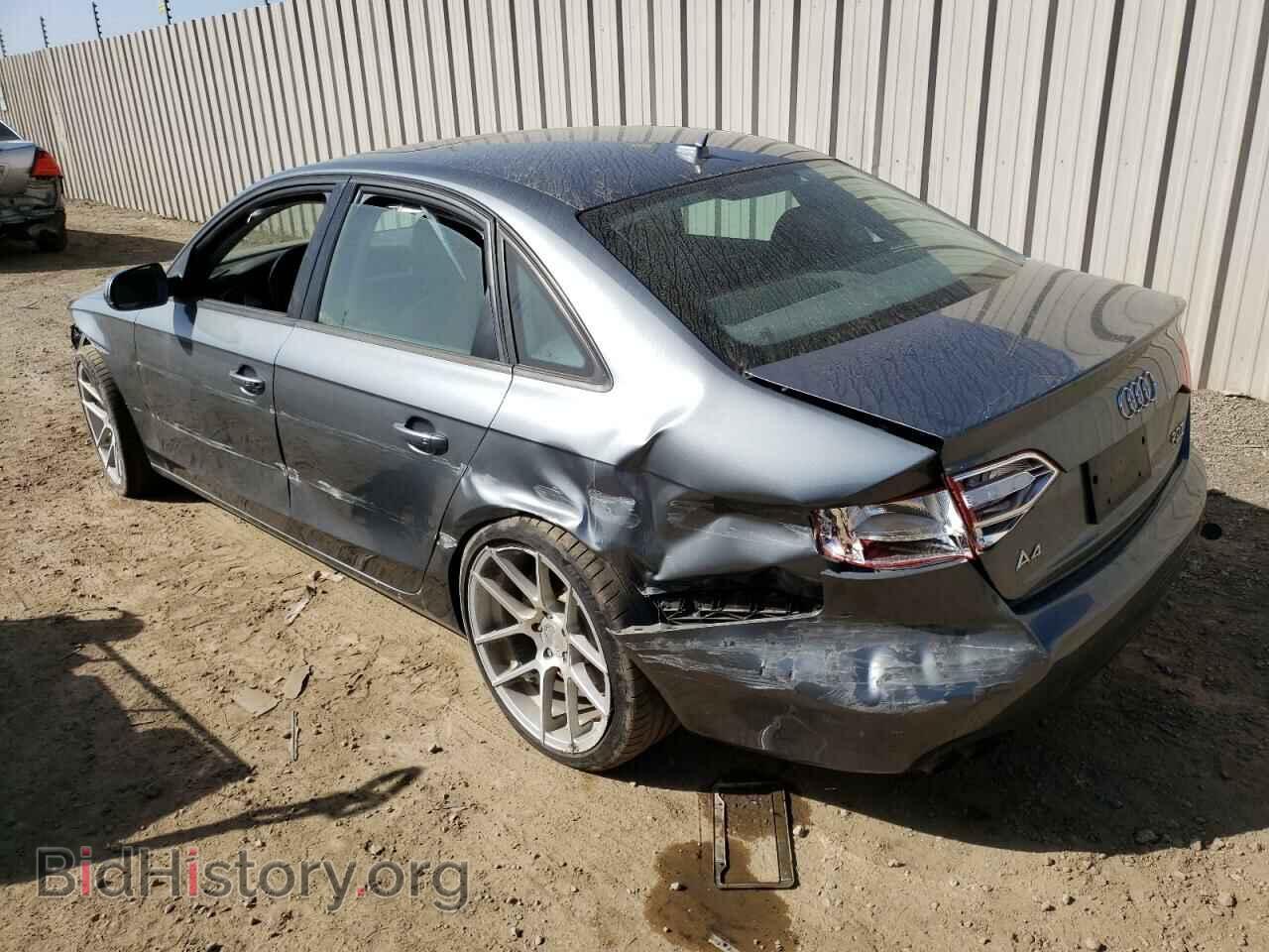 2012 AUDI A4 - VIN: WAUDFAFL6CA019512 - Фото 2