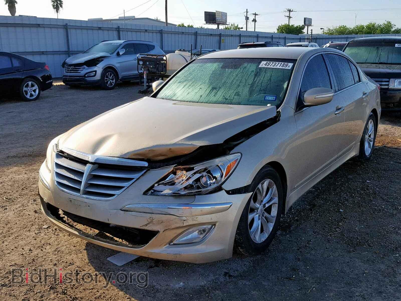 2012 HYUNDAI GENESIS - VIN: KMHGC4DD2CU193206 - Фото 2