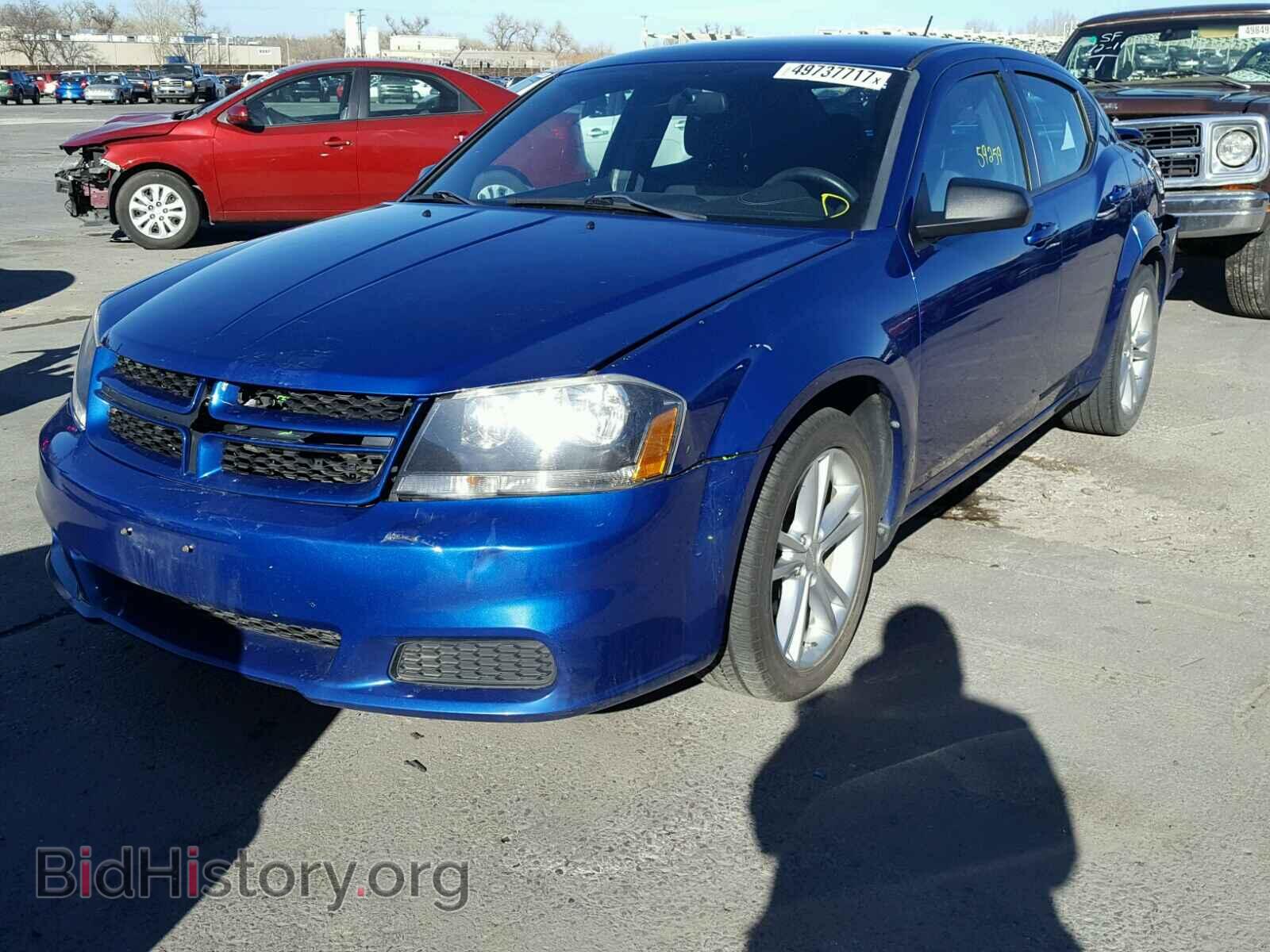 2014 DODGE AVENGER - VIN: 1C3CDZAG4EN104832 - Фото 2