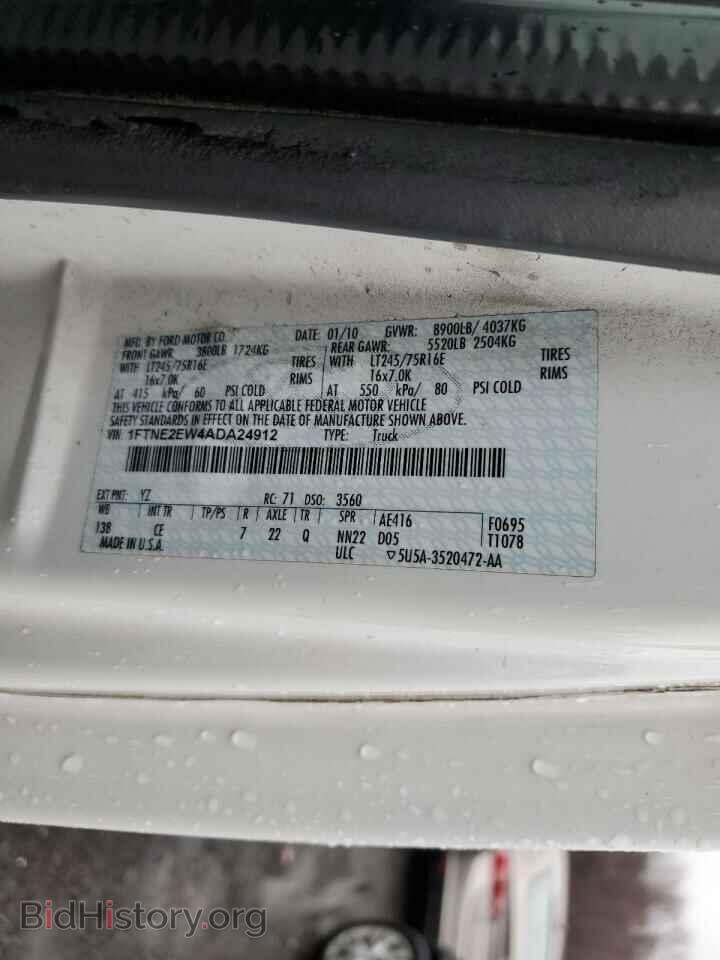 2010 FORD ALL Models - VIN: 1FTNE2EW4ADA24912 - Photo 13