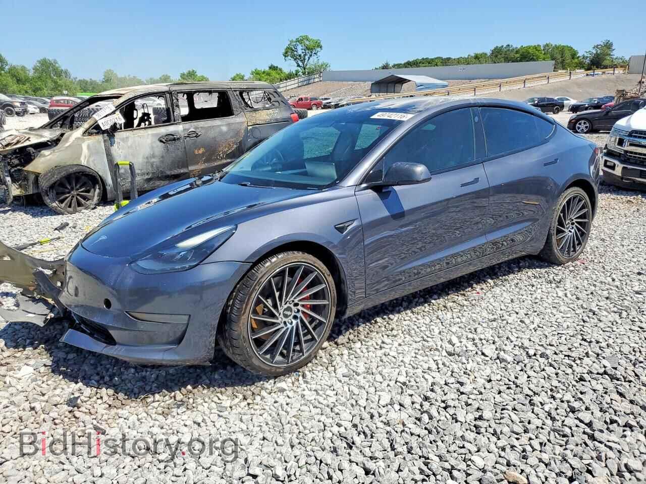Фотография 5YJ3E1EC2MF973315 - TESLA MODEL 3 2021