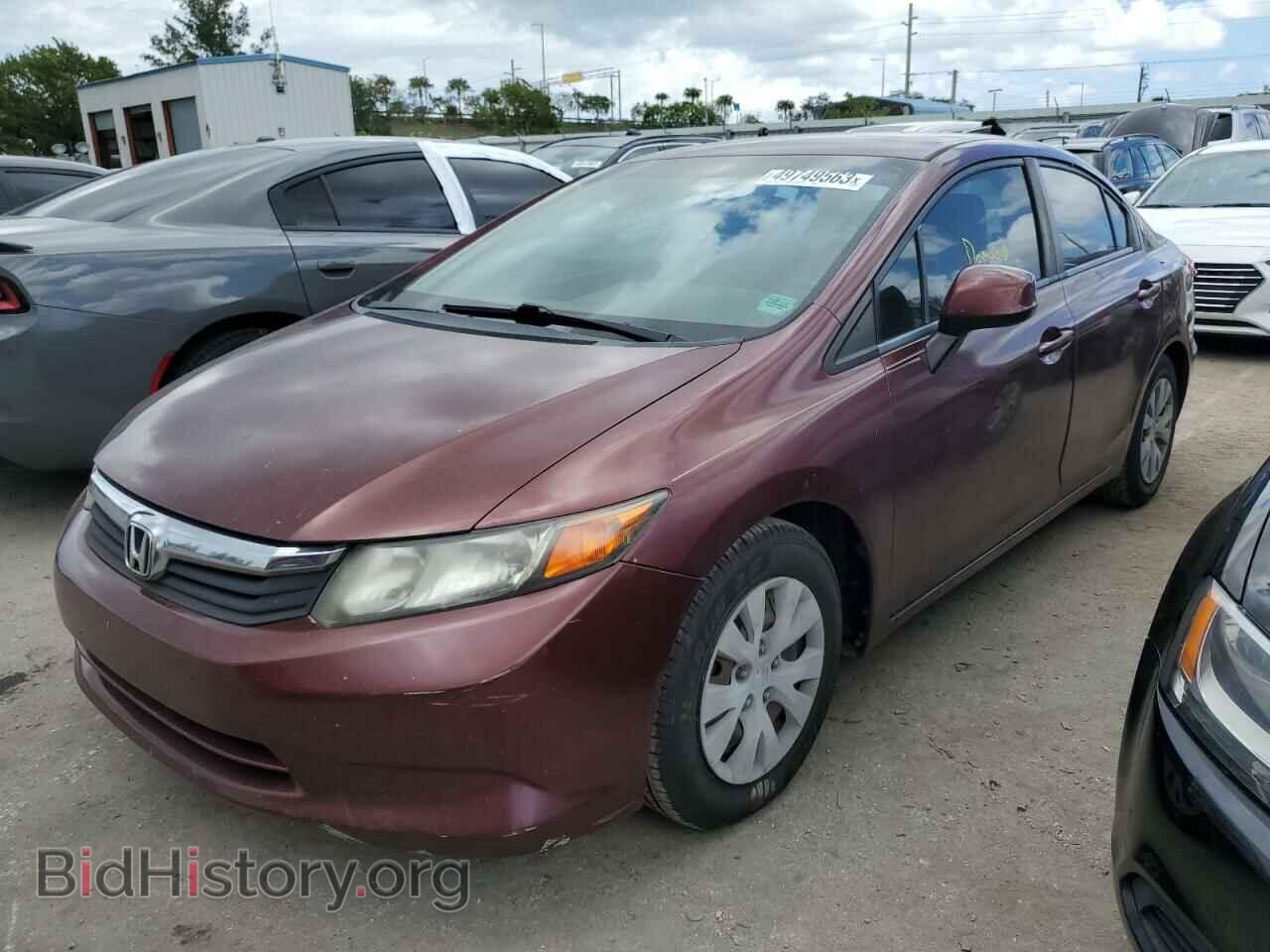 Photo JHMFB2F57CS001074 - HONDA CIVIC 2012