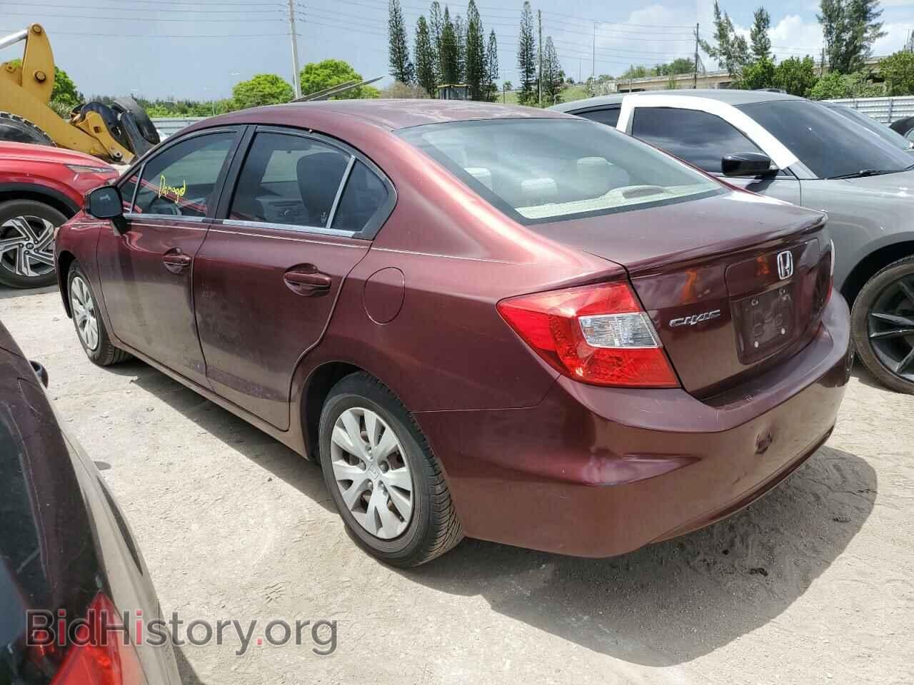 2012 HONDA CIVIC - VIN: JHMFB2F57CS001074 - Photo 2