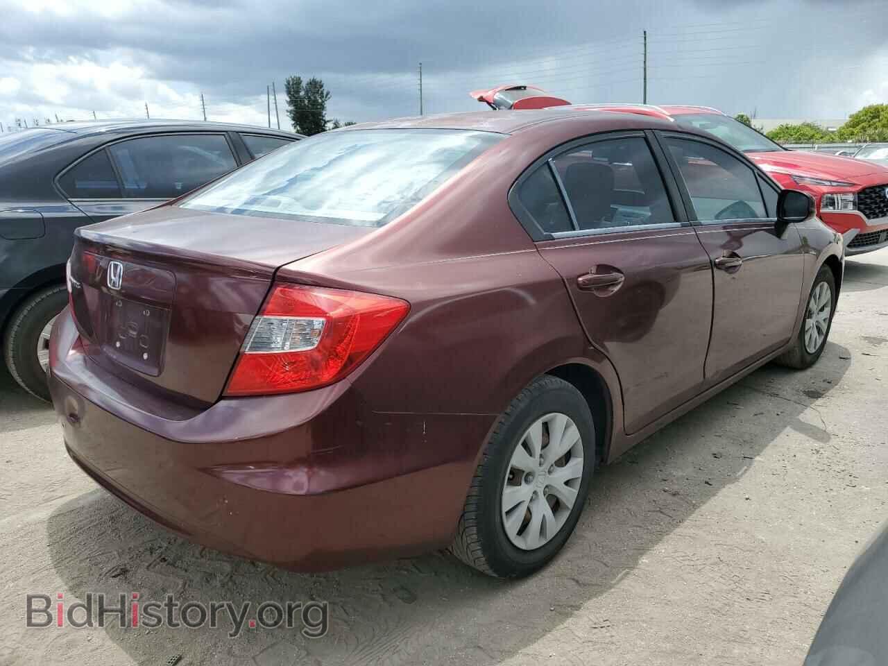 2012 HONDA CIVIC - VIN: JHMFB2F57CS001074 - Photo 3
