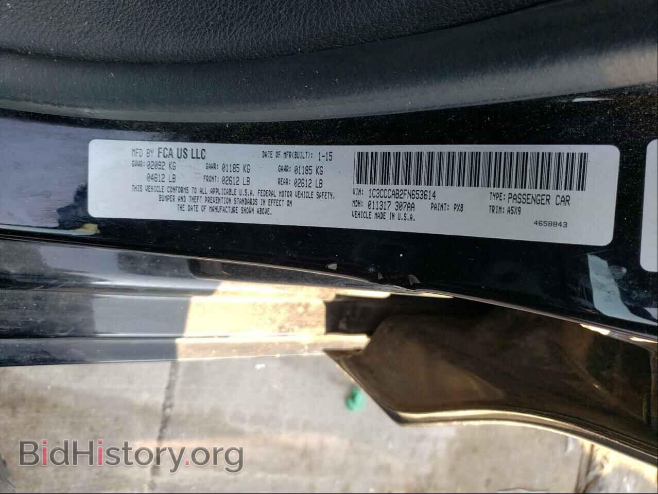 2015 CHRYSLER 200 - VIN: 1C3CCCAB2FN653614 - Photo 10