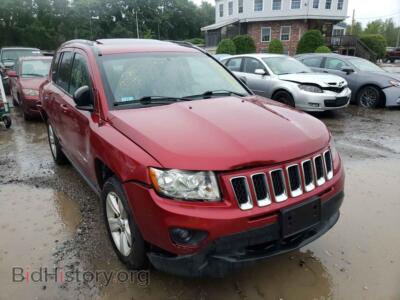 2013 Jeep COMPASS Compass LA, красный — VIN 1C4NJDEB3DD101679, Copart