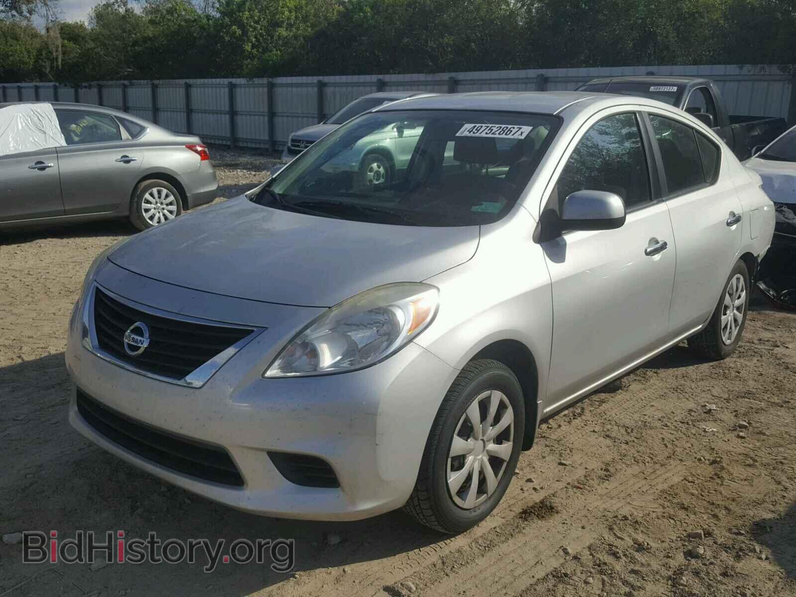 2012 NISSAN VERSA - VIN: 3N1CN7AP1CL929594 - Фото 2
