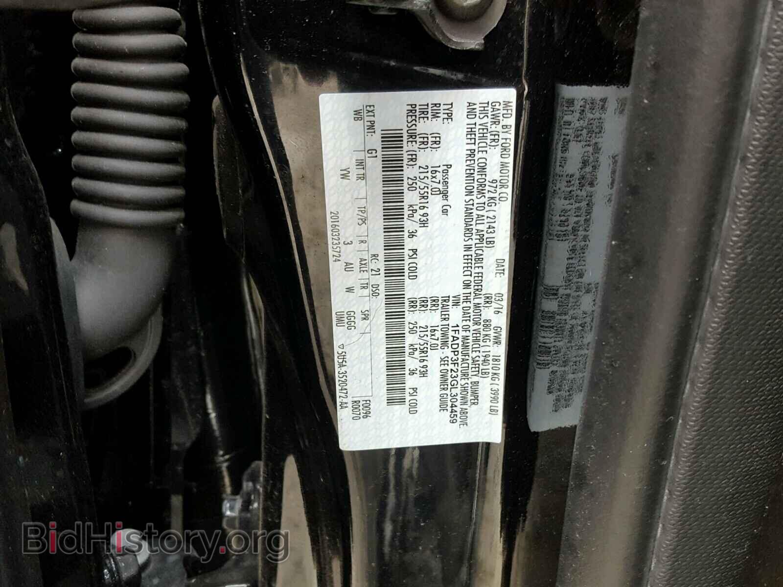 2016 FORD FOCUS - VIN: 1FADP3F23GL304459 - Photo 10