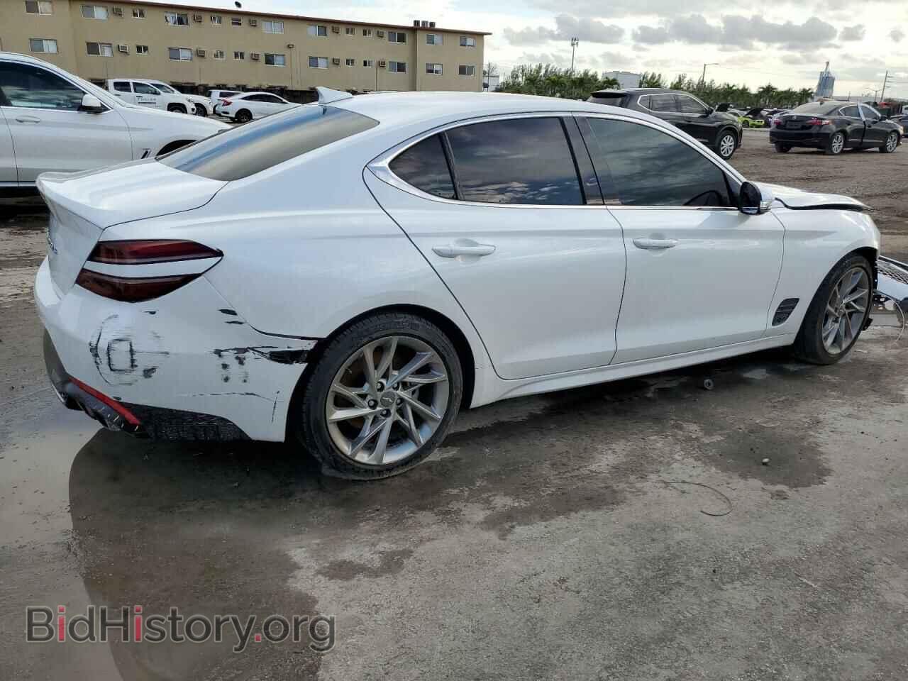 2022 GENESIS G70 BASE - VIN: KMTG34TA6NU093299 - Фото 3