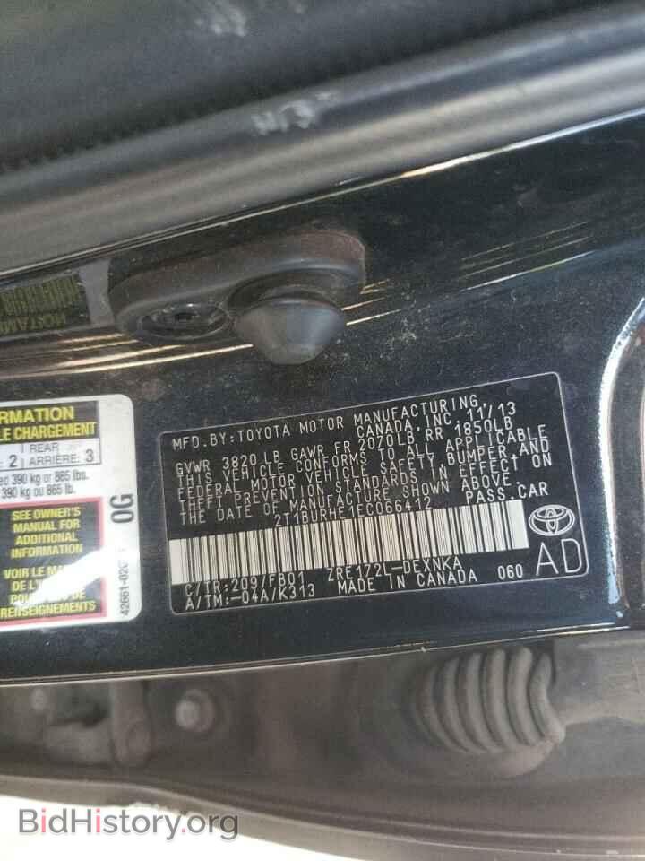 2014 TOYOTA COROLLA - VIN: 2T1BURHE1EC066412 - Photo 10