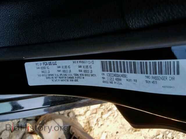 2016 CHRYSLER 200 - VIN: 1C3CCCAB3GN148361 - Photo 10