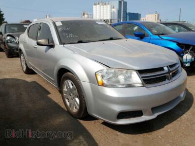 2012 Dodge AVENGER Avenger SE, silver — VIN 1C3CDZAB7CN322541, Copart