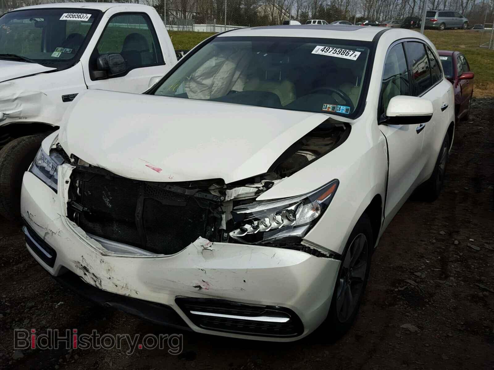 2015 ACURA MDX - VIN: 5FRYD4H25FB018720 - Фото 2