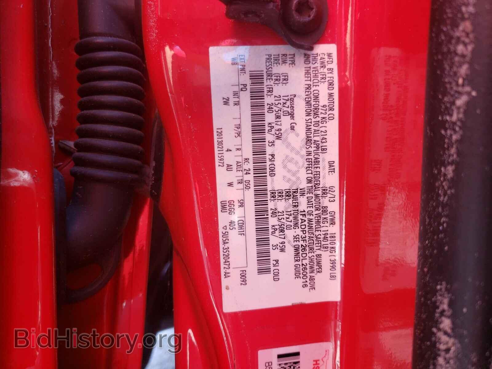 2013 FORD FOCUS - VIN: 1FADP3F26DL260016 - Фото 10