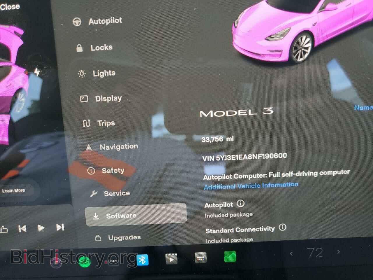 2022 TESLA MODEL 3 - VIN: 5YJ3E1EA8NF190600 - Photo 9