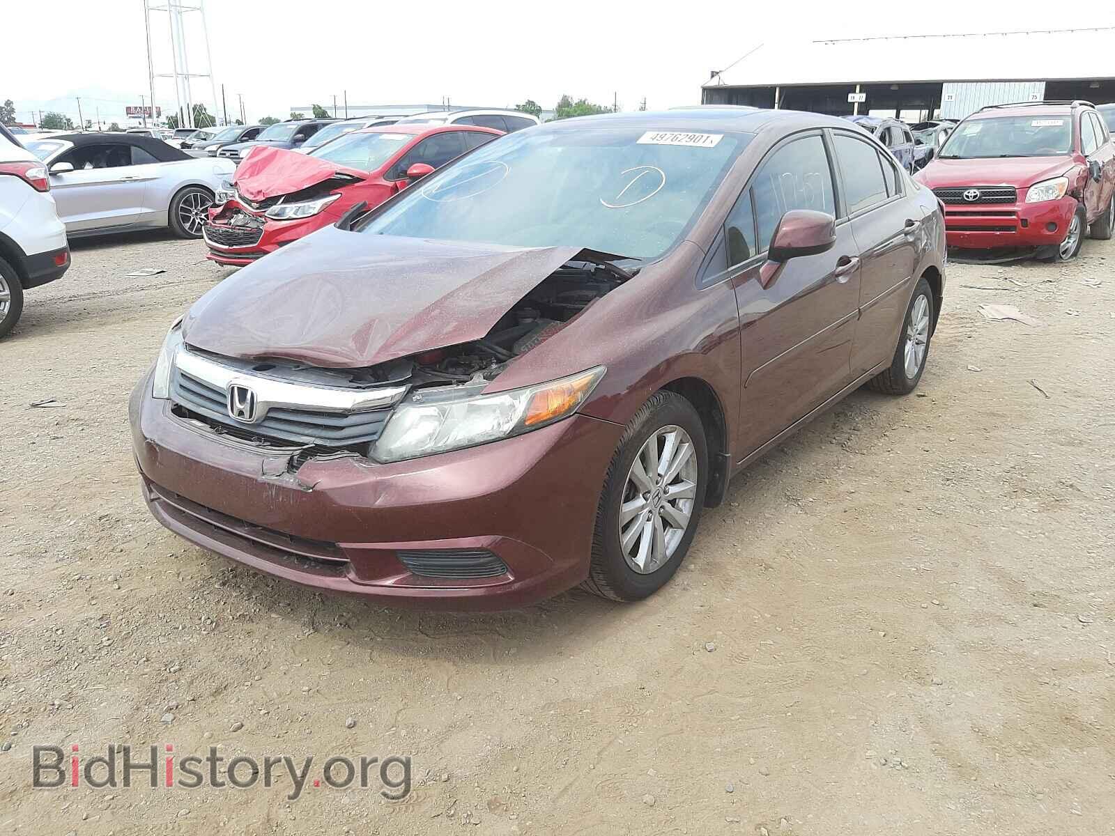 2012 HONDA CIVIC - VIN: 19XFB2F80CE322405 - Фото 2