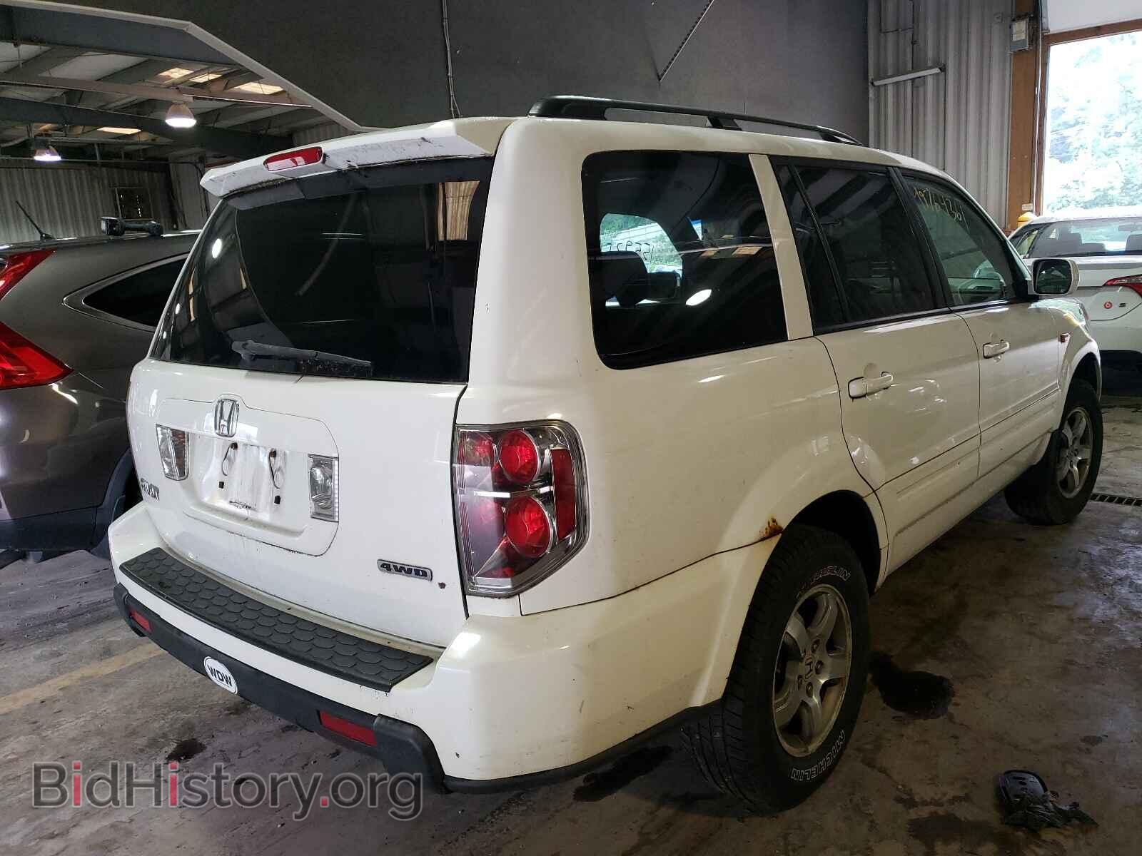 2007 HONDA PILOT - VIN: 2HKYF18577H537730 - Фото 4