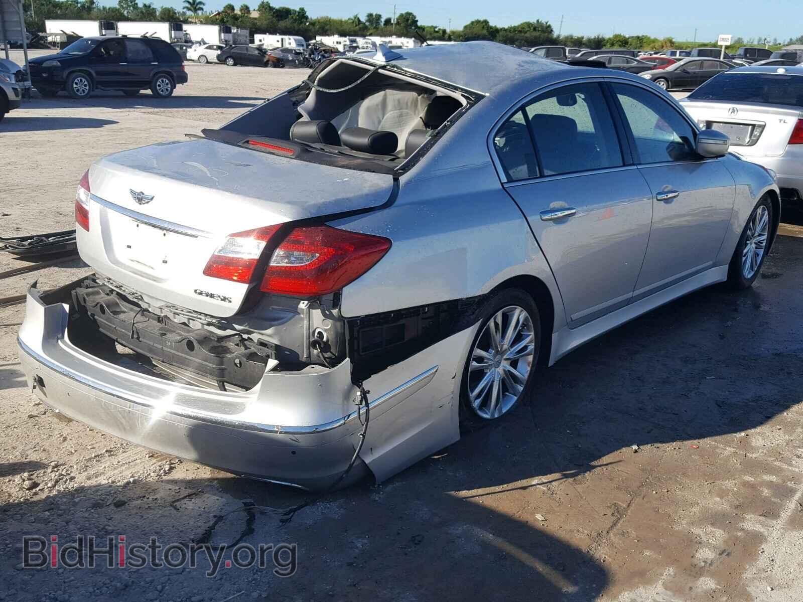 2012 HYUNDAI GENESIS - VIN: KMHGC4DD4CU151765 - Фото 4