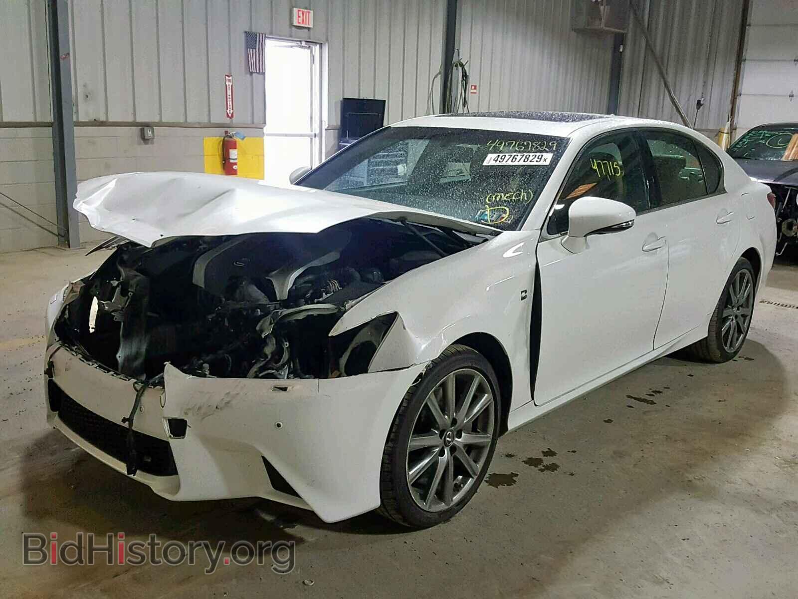 2013 LEXUS GS350 - VIN: JTHCE1BL6D5015170 - Фото 2
