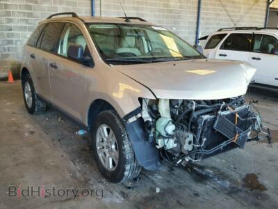 2007 Ford EDGE Edge SE, gold — VIN 2FMDK36C27BB24046, Copart