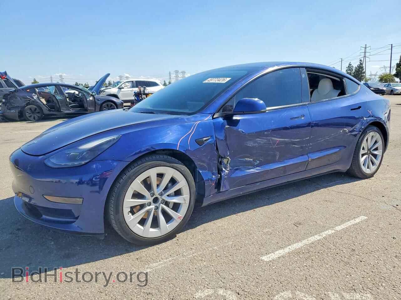 Фотография 5YJ3E1EA5NF356247 - TESLA MODEL 3 2022