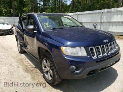 2012 Jeep COMPASS Compass SP, синий — VIN 1C4NJDBB7CD612475, Copart
