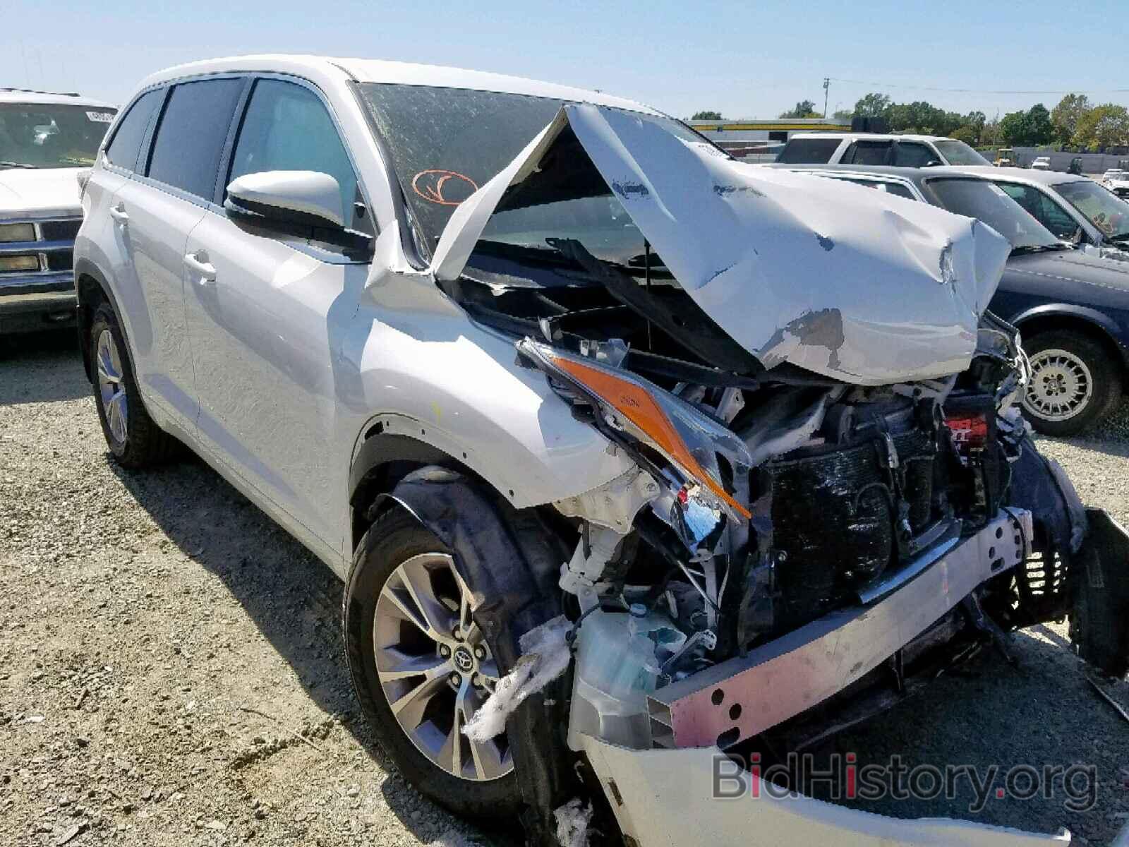 Photo 5TDBKRFH0GS294365 - TOYOTA HIGHLANDER 2016