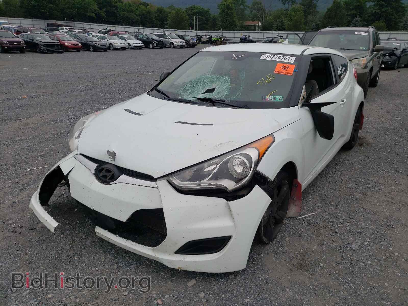 2012 HYUNDAI VELOSTER - VIN: KMHTC6AD7CU077367 - Фото 2