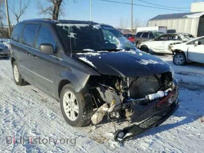 2011 Dodge CARAVAN Grand Cara, charcoal — VIN 2D4RN5DG4BR757198, Copart