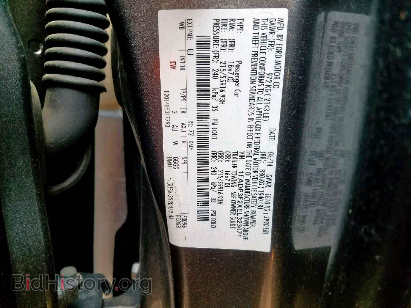 2014 FORD FOCUS - VIN: 1FADP3F2XEL323071 - Photo 10