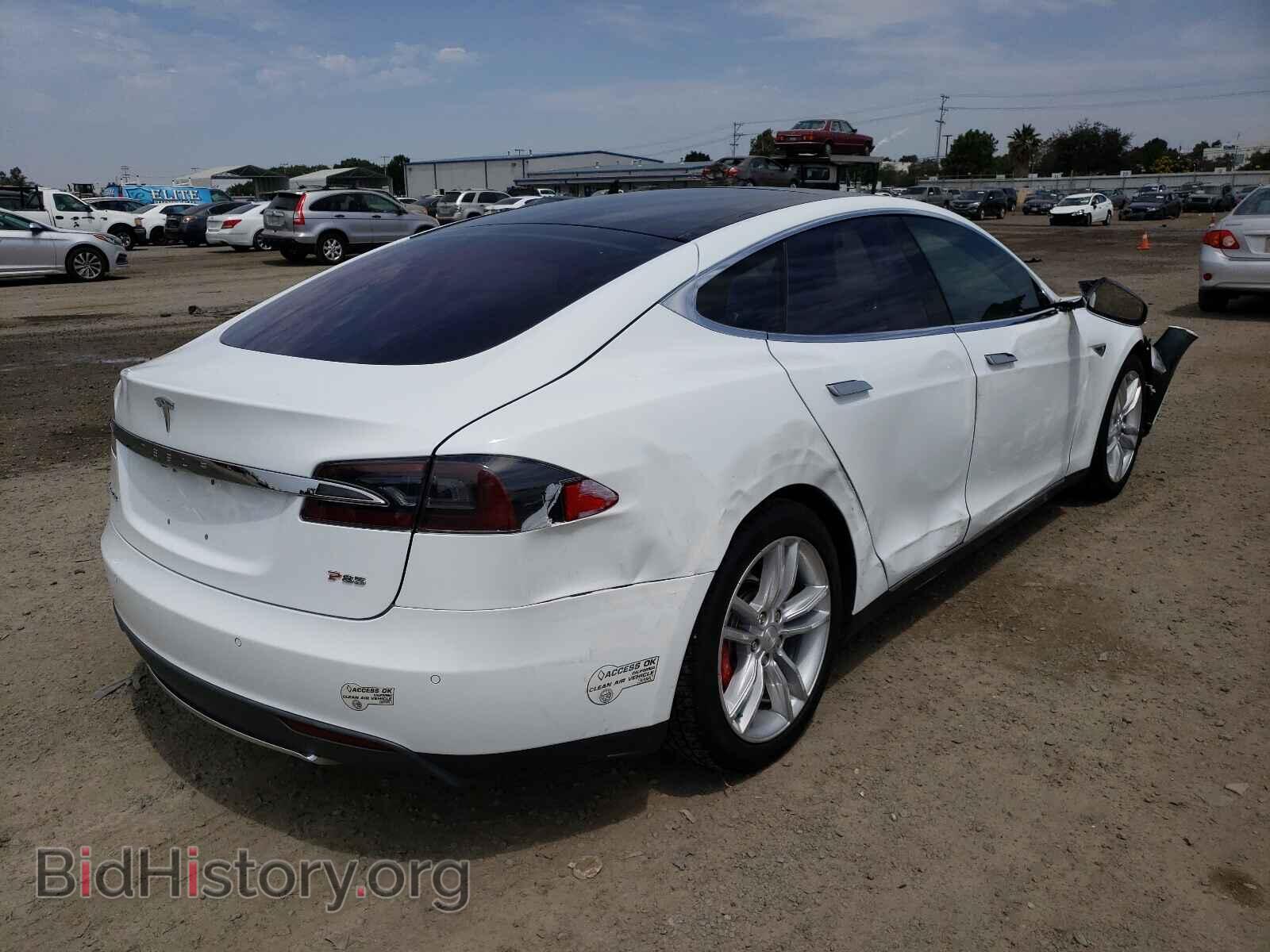 2014 TESLA MODEL S - VIN: 5YJSA1H18EFP53258 - Фото 4