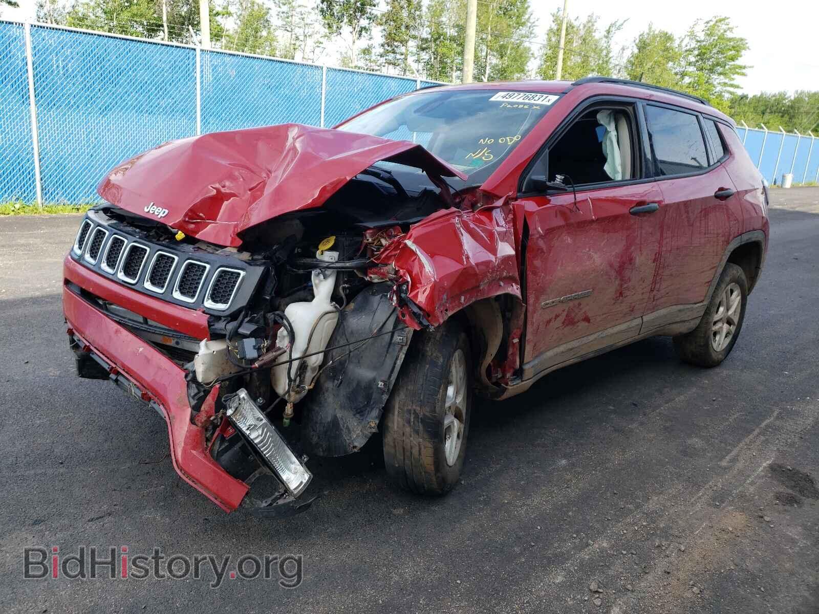 2018 JEEP COMPASS - VIN: 3C4NJDAB2JT107436 - Фото 2