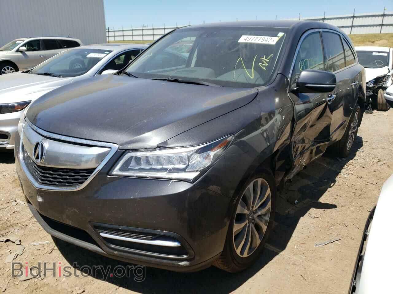 2014 ACURA MDX - VIN: 5FRYD4H60EB022367 - Фото 2