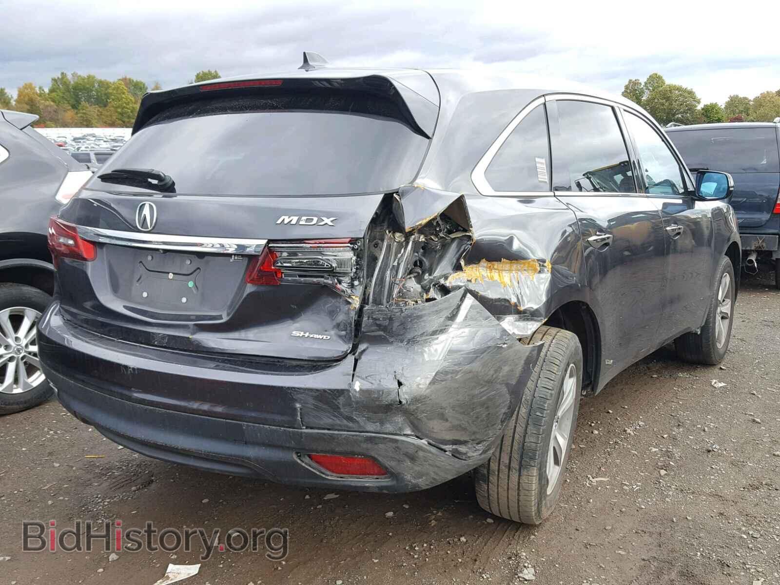 2015 ACURA MDX - VIN: 5FRYD4H23FB003603 - Фото 4