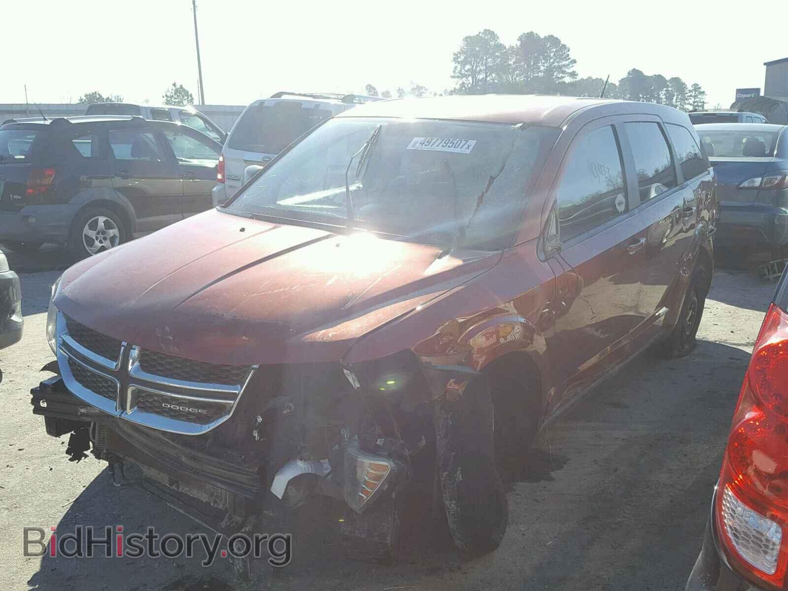 2012 DODGE JOURNEY - VIN: 3C4PDCAB2CT296621 - Фото 2