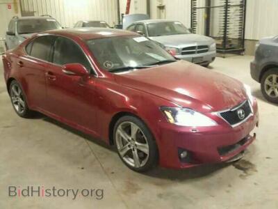 2011 Lexus IS350 IS 350, красный — VIN JTHBE5C24B5026206, Copart