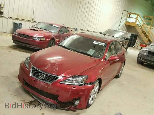 2011 LEXUS IS350 - VIN: JTHBE5C24B5026206 - Фото 2