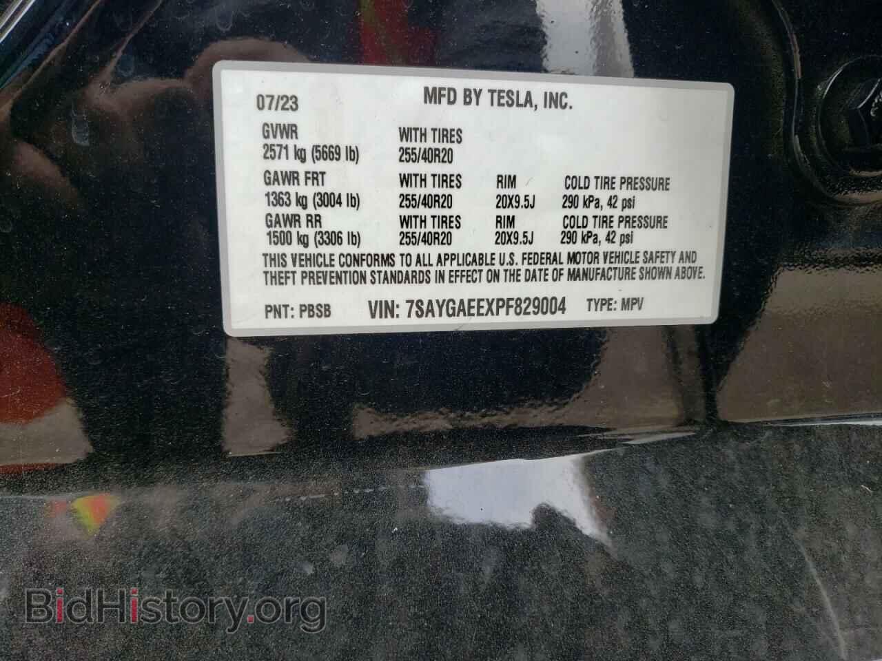 2023 TESLA MODEL Y - VIN: 7SAYGAEEXPF829004 - Фото 13