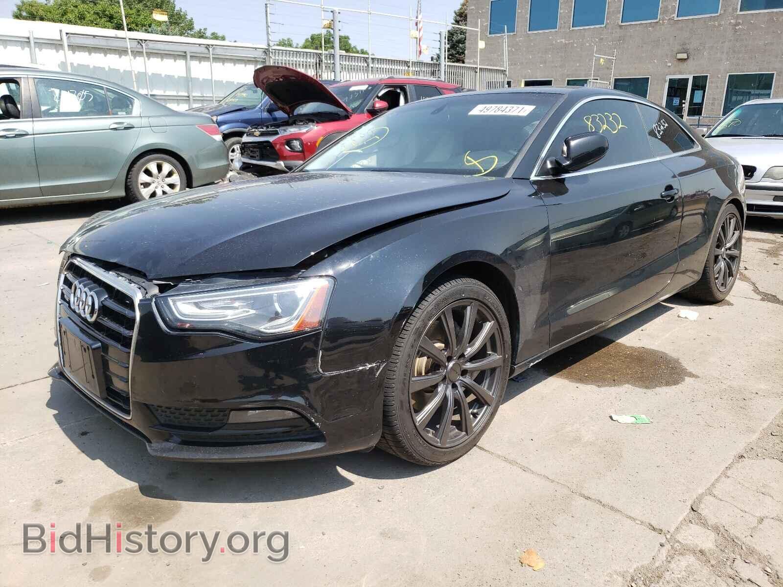 2013 AUDI A5 - VIN: WAULFAFR1DA048885 - Фото 2