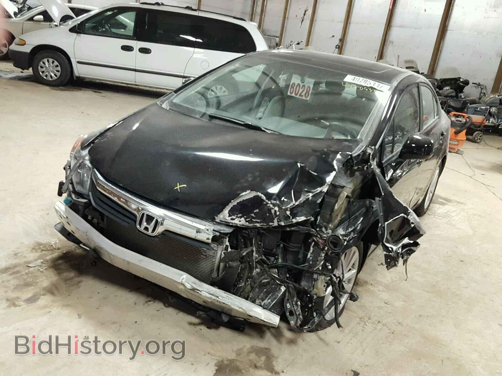 2012 HONDA CIVIC - VIN: 2HGFB2F83CH503245 - Фото 2