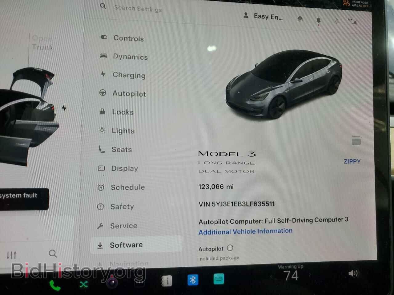2020 TESLA MODEL 3 - VIN: 5YJ3E1EB3LF635511 - Фото 9