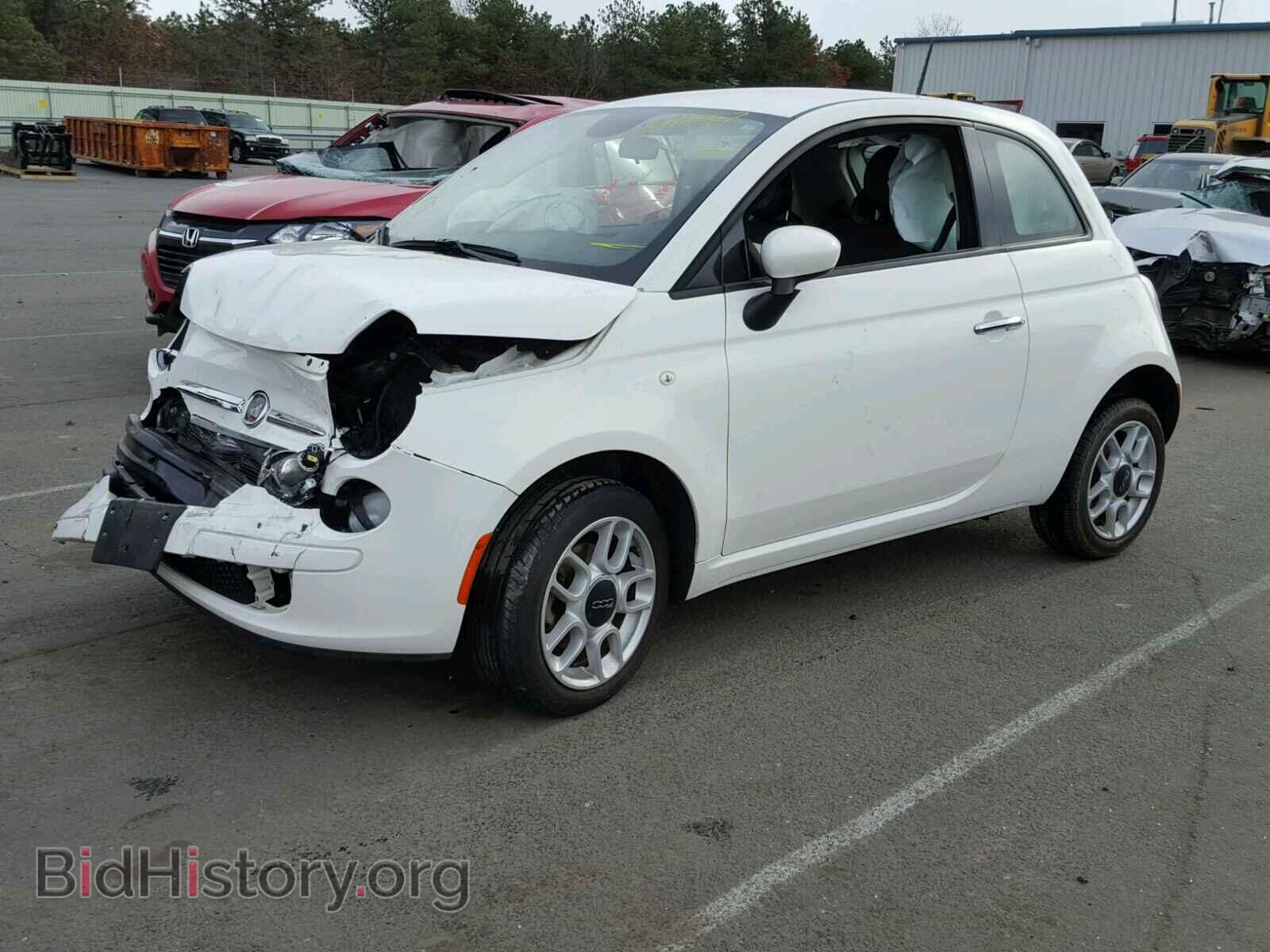 2015 FIAT 500 - VIN: 3C3CFFAR0FT667436 - Фото 2