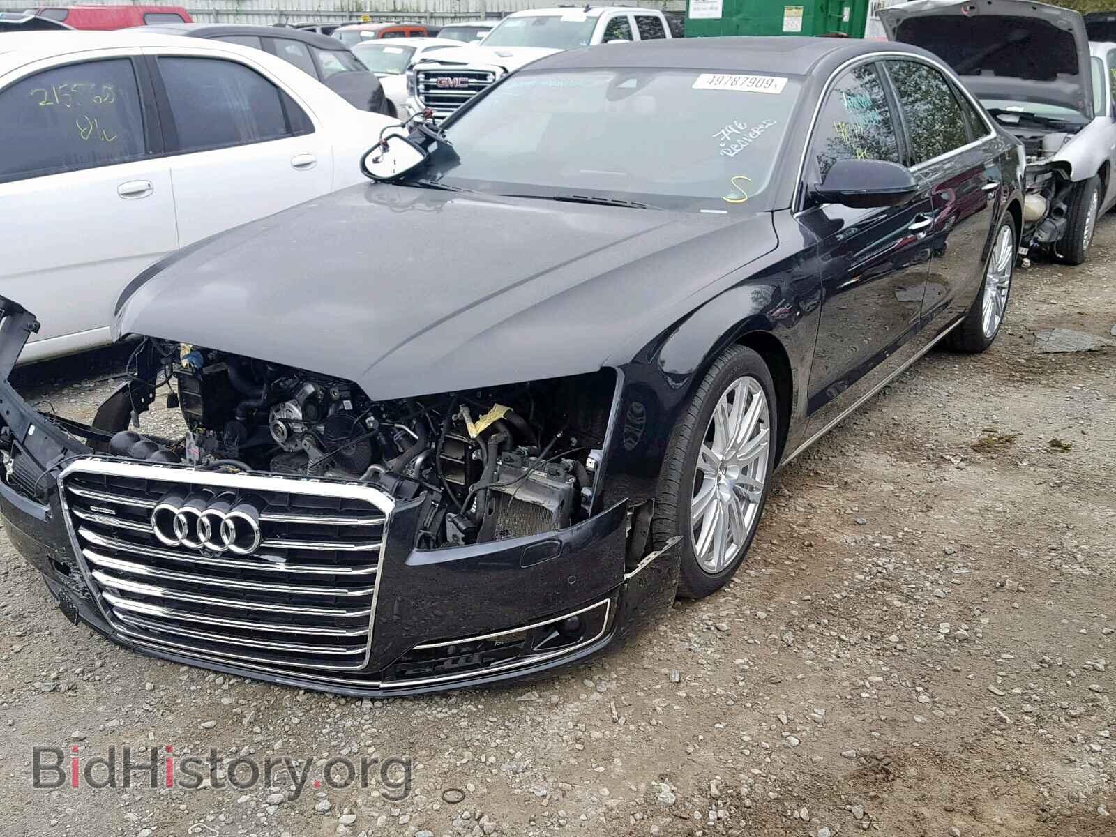 2015 AUDI A8 - VIN: WAU32AFD2FN038698 - Фото 2